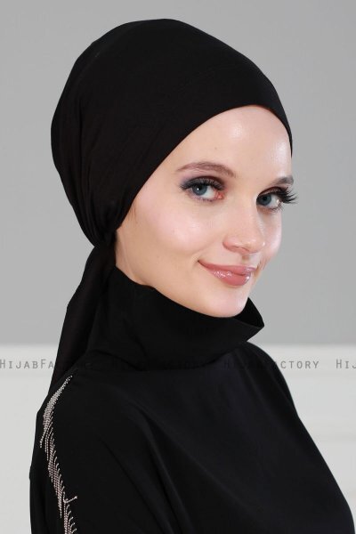 Felicia - Turbante Di Cotone Nero