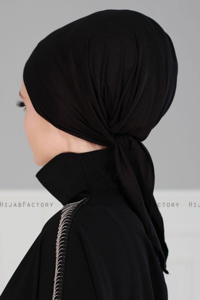 Felicia - Turbante Di Cotone Nero