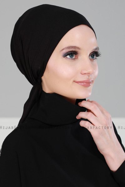 Felicia - Turbante Di Cotone Nero
