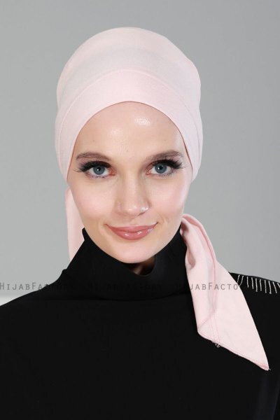 Felicia - Turbante Di Cotone Rosa Antico