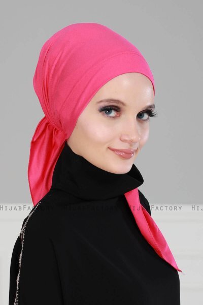 Felicia - Turbante Di Cotone Fucsia