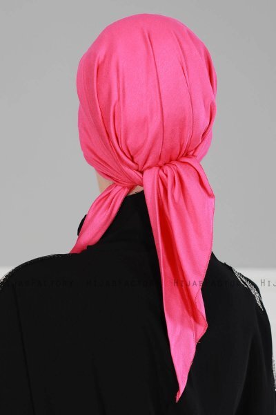 Felicia - Turbante Di Cotone Fucsia