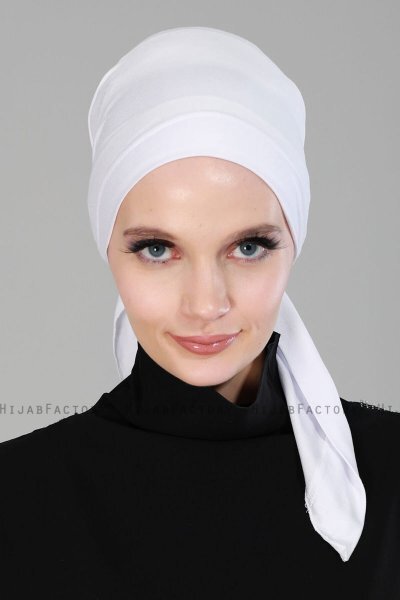 Felicia - Turbante Di Cotone Bianca