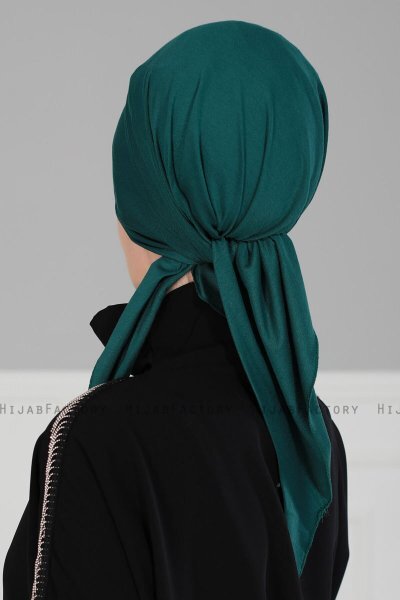 Felicia - Turbante Di Cotone Verde Scuro