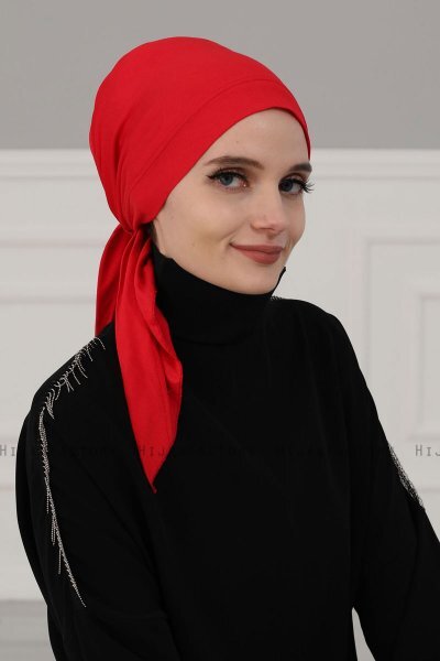 Felicia - Turbante Di Cotone Rosso