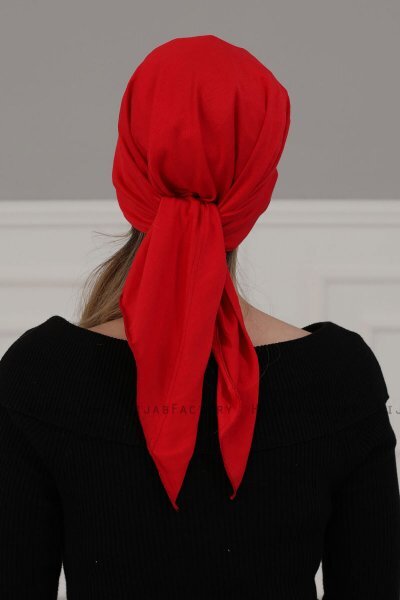 Felicia - Turbante Di Cotone Rosso
