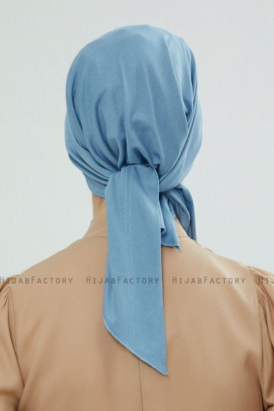Felicia - Turbante Di Cotone Sky Blue