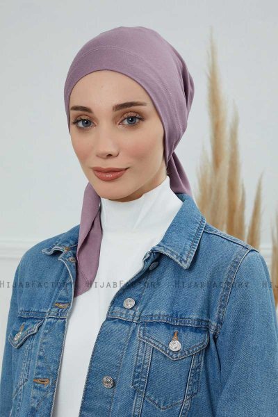 Felicia - Turbante Di Cotone Lilac