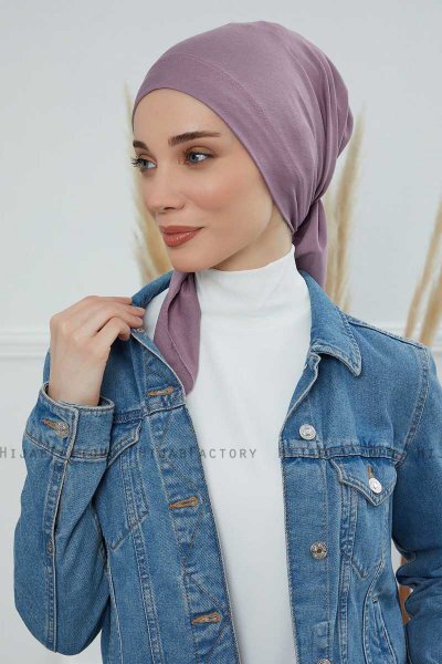 Felicia - Turbante Di Cotone Lilac