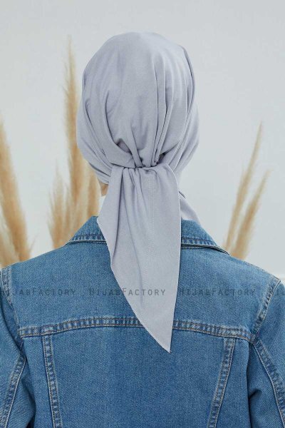 Felicia - Turbante Di Cotone Grigio Chiaro