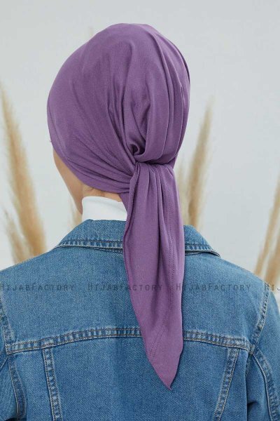 Felicia - Turbante Di Cotone Violet