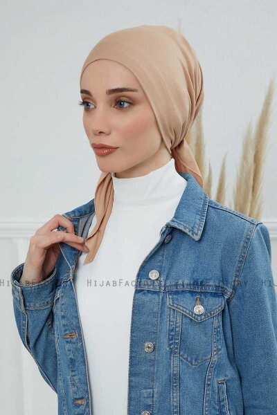 Felicia - Turbante Di Cotone Sand