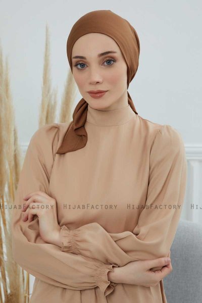 Felicia - Turbante Di Cotone Caramel