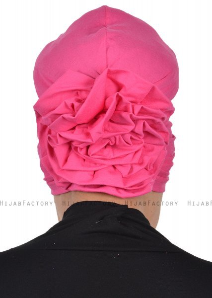 Kerstin - Turbante Di Cotone Fucsia - Ayse Turban