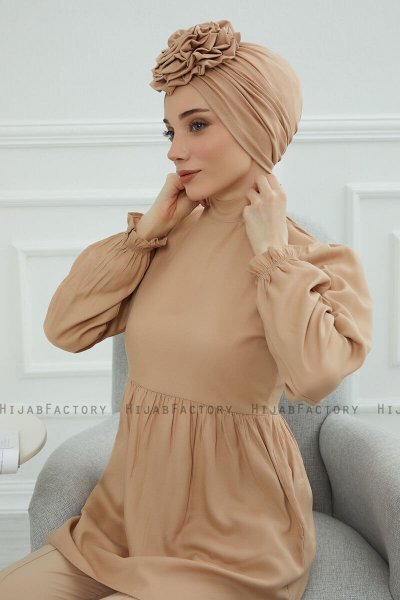 Kerstin - Turbante Di Cotone Sand