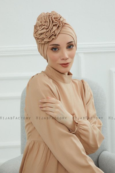 Kerstin - Turbante Di Cotone Sand