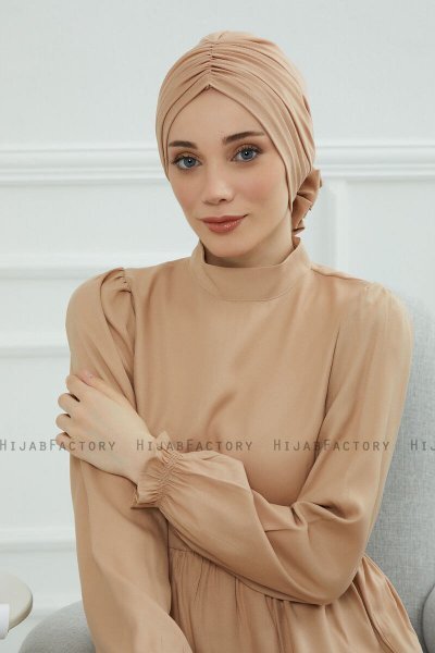 Kerstin - Turbante Di Cotone Sand