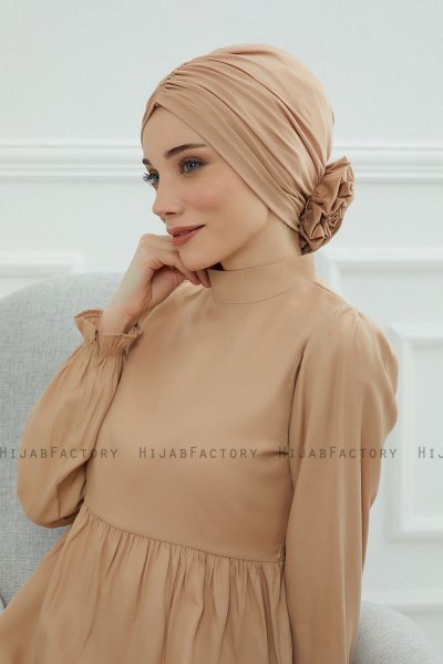 Kerstin - Turbante Di Cotone Sand