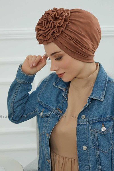 Kerstin - Turbante Di Cotone Caramel