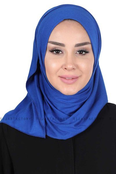 Sigrid - Hijab Cotone Blu - Ayse Turban