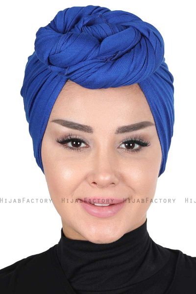 Sigrid - Hijab Cotone Blu - Ayse Turban