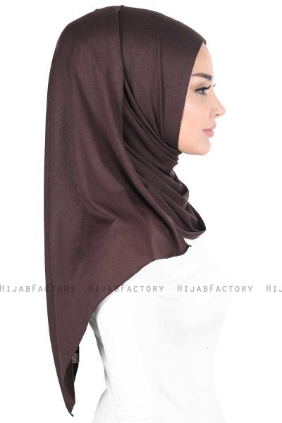 Sigrid - Hijab Cotone Marrone - Ayse Turban