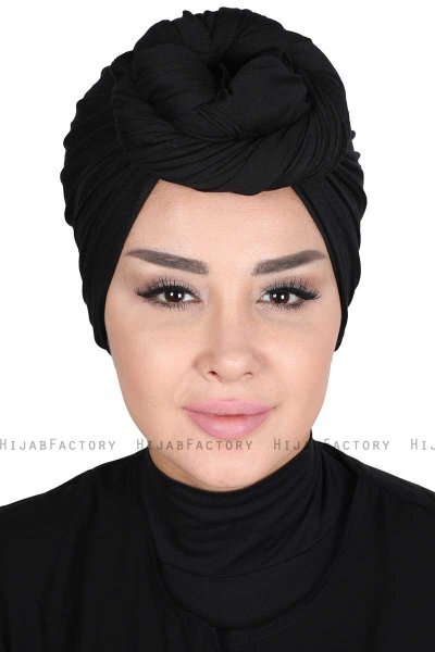 Sigrid - Hijab Cotone Nero - Ayse Turban