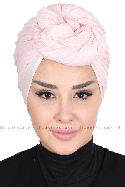 Sigrid - Hijab Cotone Rosa Antico - Ayse Turban
