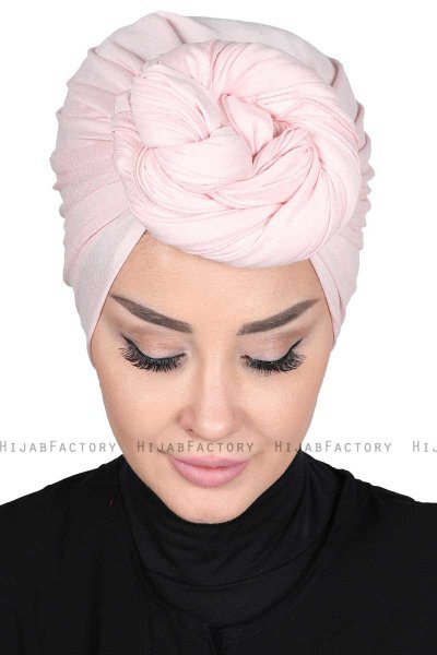 Sigrid - Hijab Cotone Rosa Antico - Ayse Turban