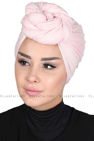 Sigrid - Hijab Cotone Rosa Antico - Ayse Turban