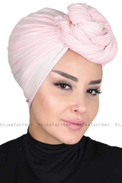 Sigrid - Hijab Cotone Rosa Antico - Ayse Turban