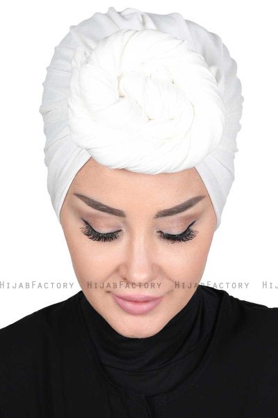 Sigrid - Hijab Cotone Creme - Ayse Turban