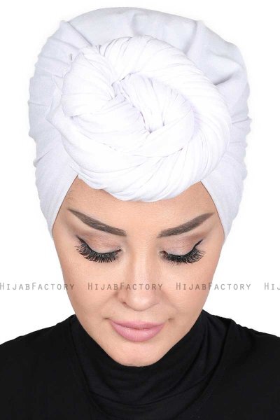 Sigrid - Hijab Cotone Bianca - Ayse Turban