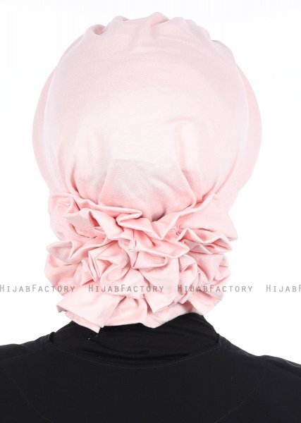 Monica - Turbante Di Cotone Rosa Antico - Ayse Turban