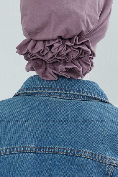Monica - Turbante Di Cotone Lilac