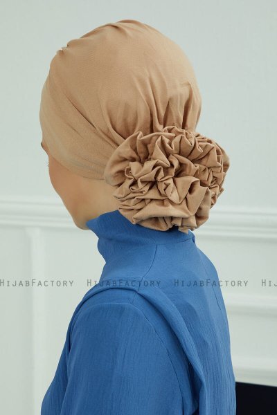 Monica - Turbante Di Cotone Sand