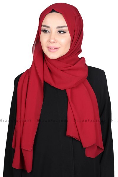 Joline - Hijab Chiffon Premium Bordò
