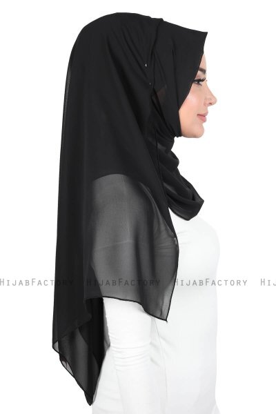 Joline - Hijab Chiffon Premium Nero