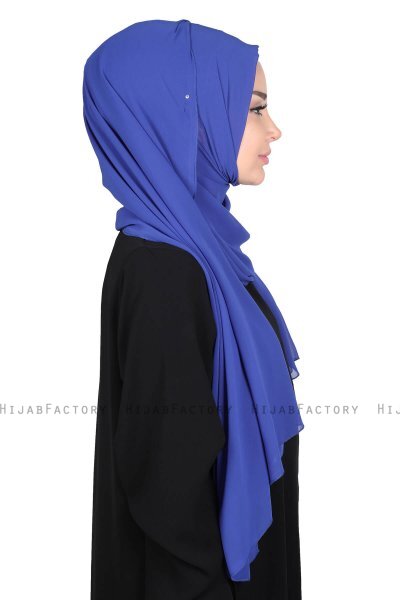 Joline - Hijab Chiffon Premium Blu