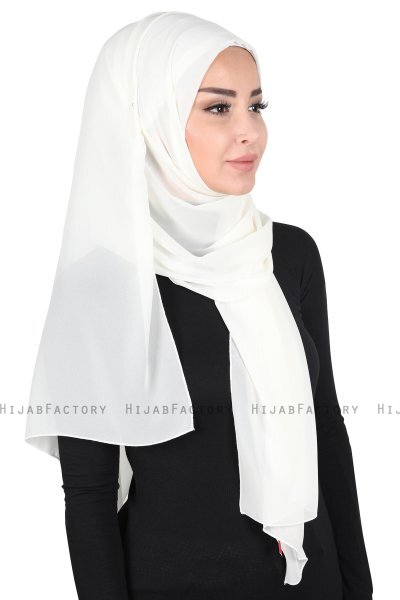Joline - Hijab Chiffon Premium Creme