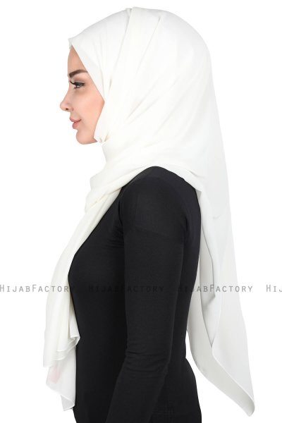 Joline - Hijab Chiffon Premium Creme
