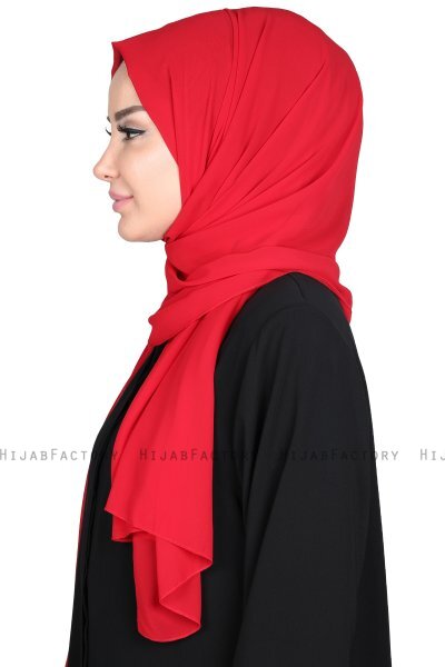 Joline - Hijab Chiffon Premium Rosso
