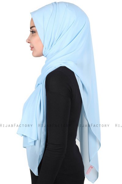 Joline - Hijab Chiffon Premium Azzurro