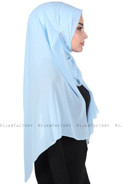 Joline - Hijab Chiffon Premium Azzurro