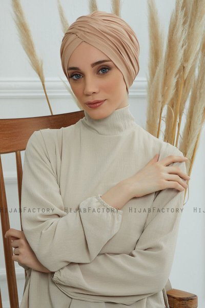 Fiona - Turbante Di Cotone Sand