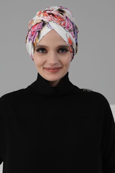 Fiona - Turbante Di Cotone Nature