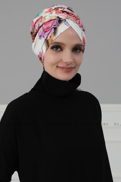 Fiona - Turbante Di Cotone Nature