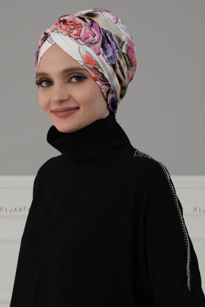 Fiona - Turbante Di Cotone Nature