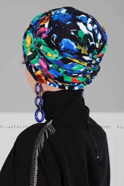 Fiona - Turbante Di Cotone Galaxy