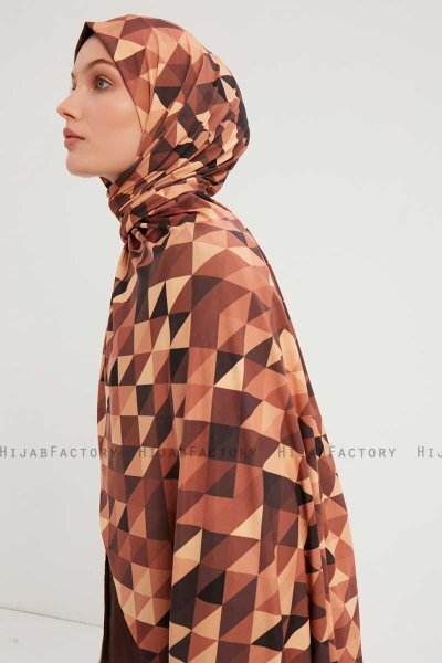 Banou - Hijab Fantasia Marrone